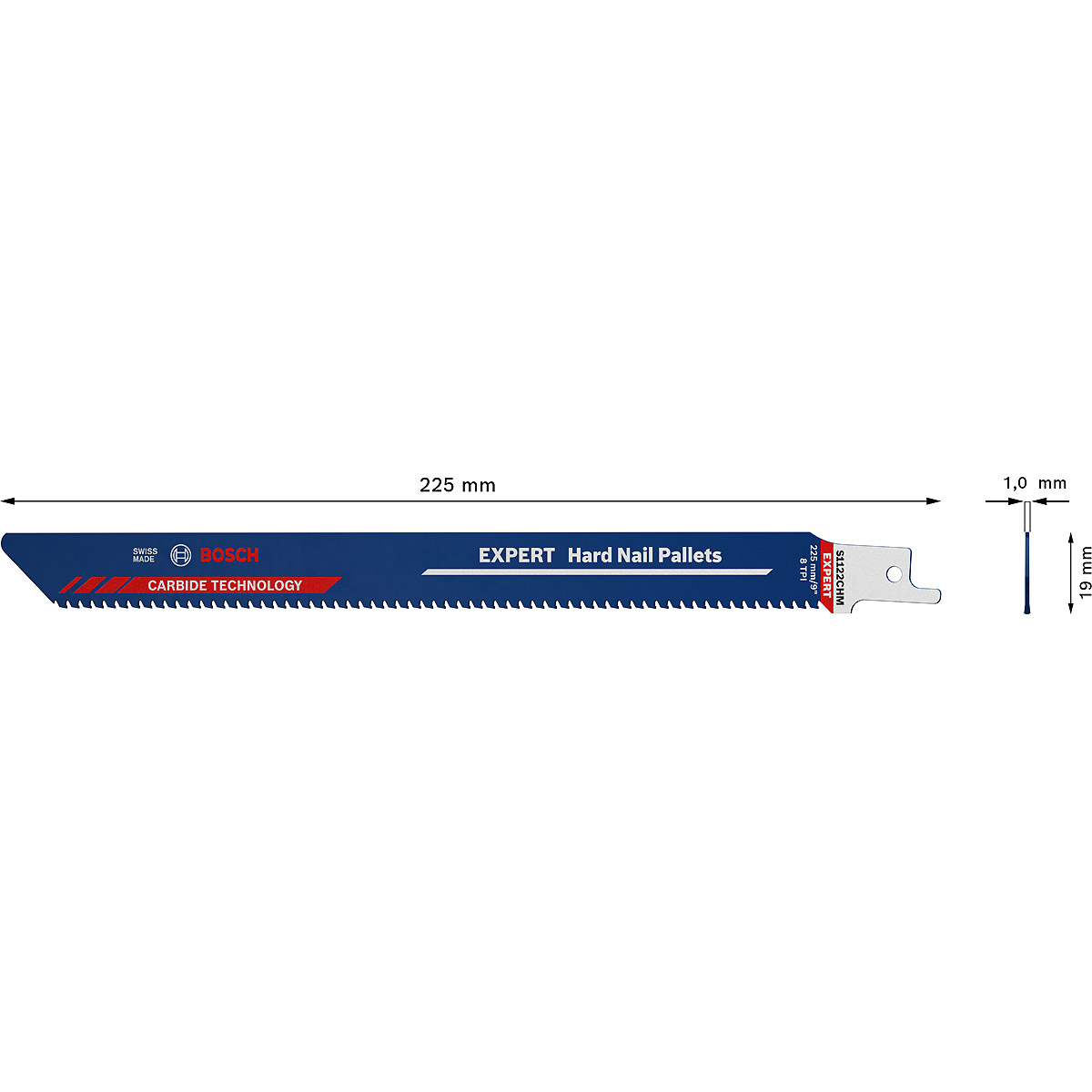 Bosch EXPERT ‘Hard Nail Pallets’ S 1122 CHM Säbelsägeblatt