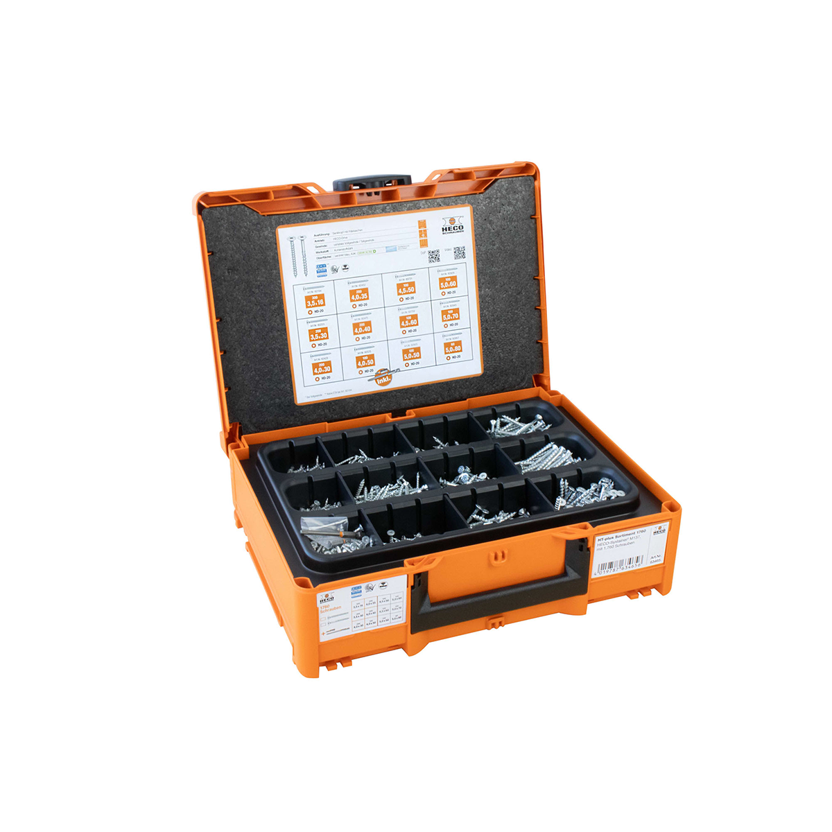 HECO Systainer3 M137, HT-plus Sortiment, 1.760 Schrauben