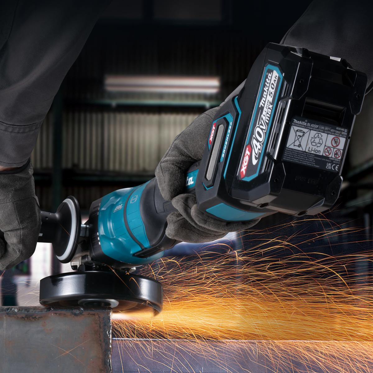 Makita Akku-Winkelschleifer XGT - 40V max. - 125 mm - GA050GM201
