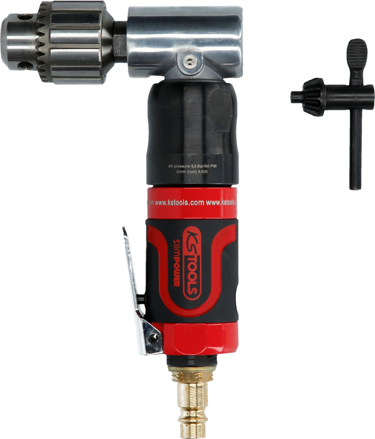 KS Tools 3/8"SlimPOWER Mini-Druckluft-Winkelbohrmaschine