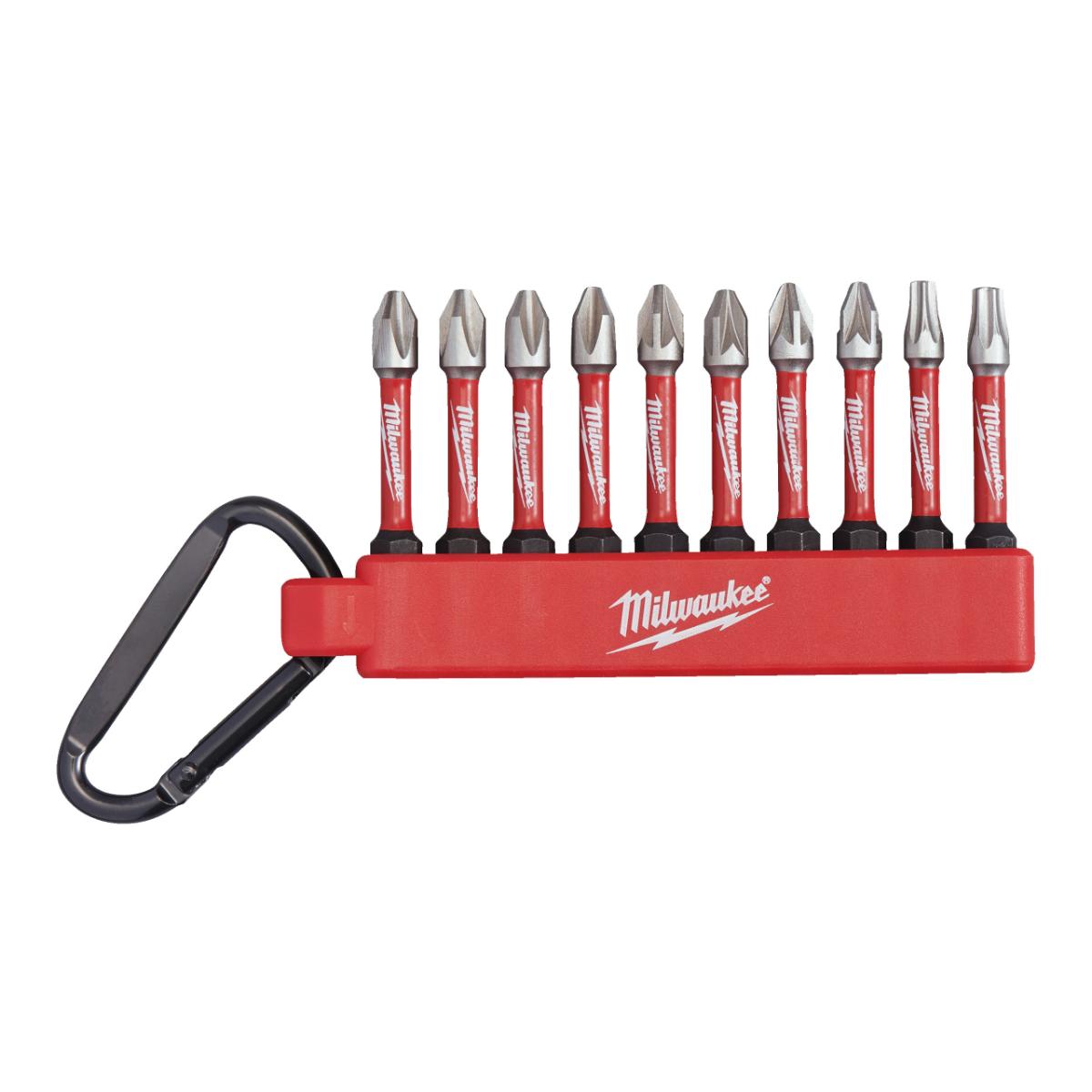 Milwaukee SHOCKWAVE™ Carabiner-Set 2 10-teilig
