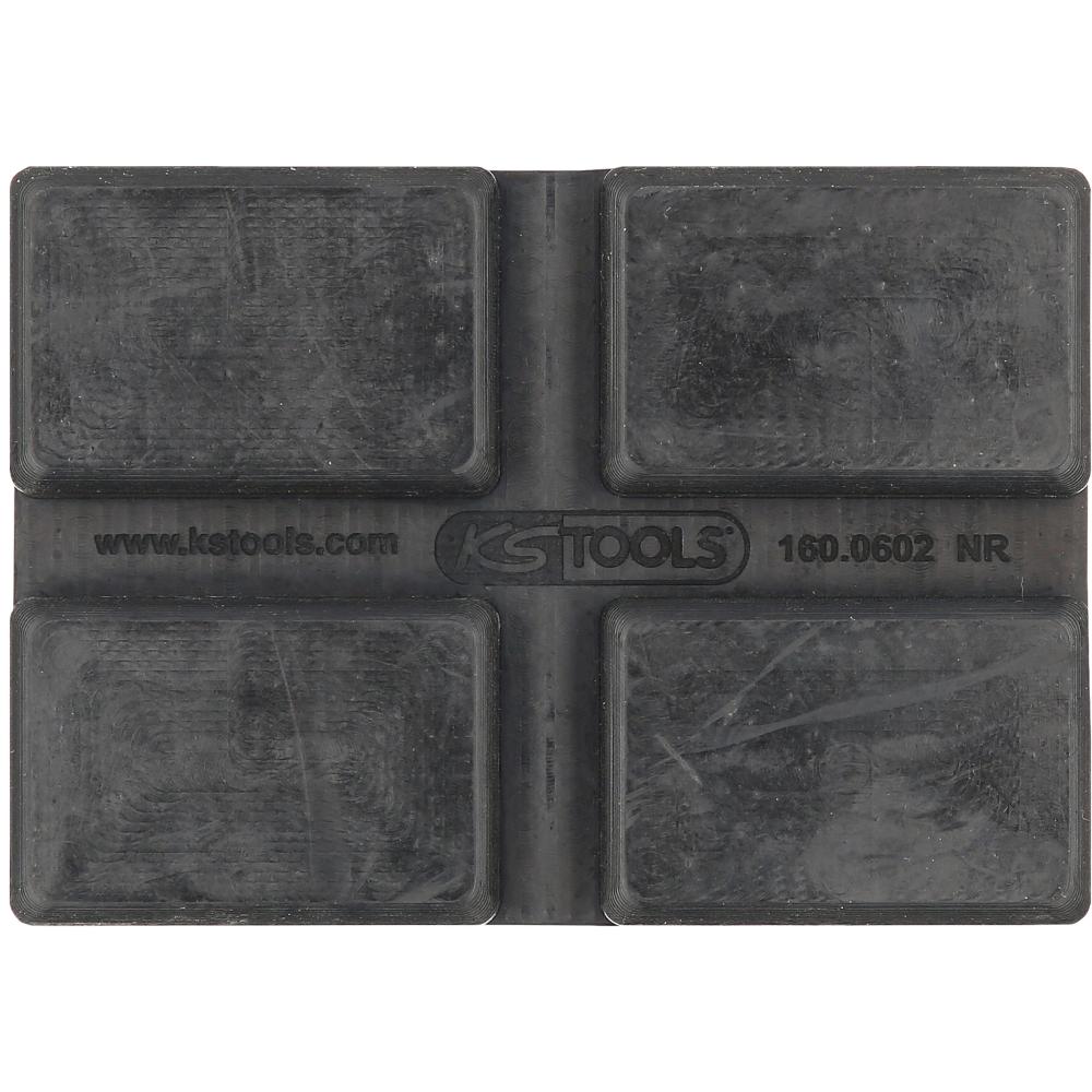 KS Tools Gummiauflage 42 für Rotary Hebebühnen, 128 x 89 x 35 mm