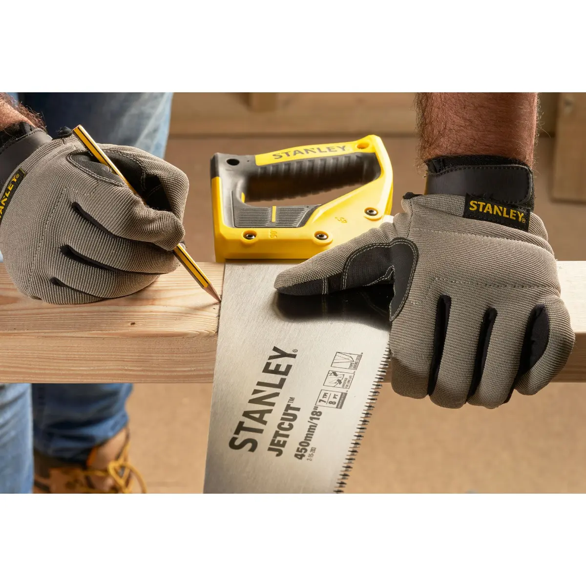STANLEY JETCUT Handsäge 450mm 7TPI