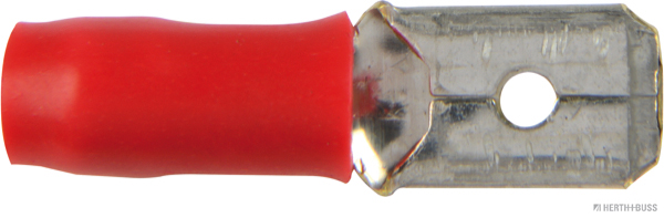 HERTH&BUSS Quetschverbinder 0,8 mm, DIN 46245 Flachstecker