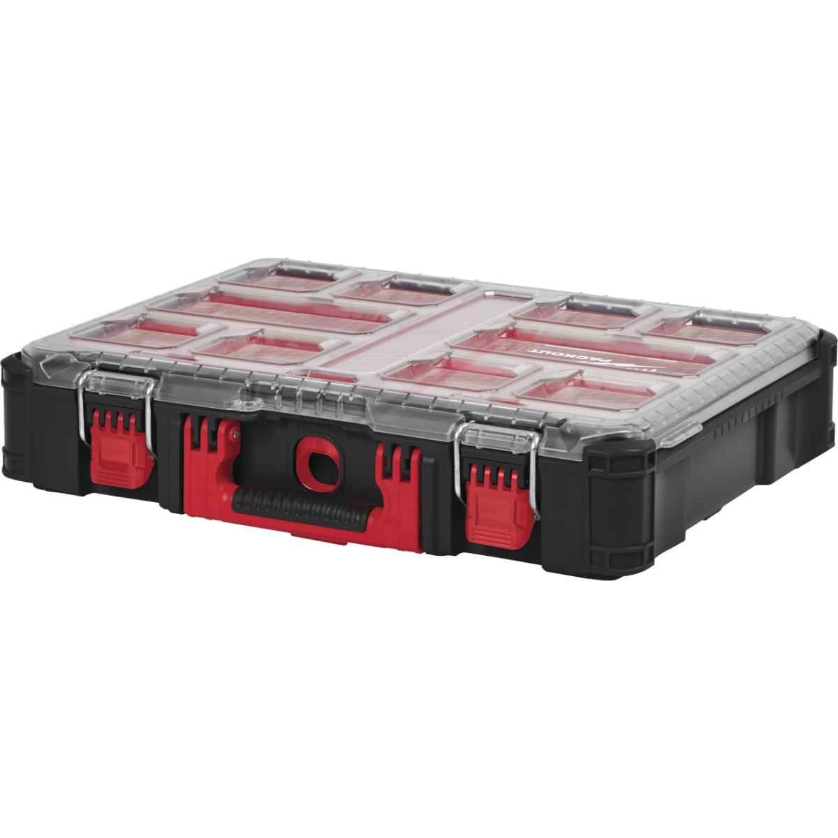 Milwaukee PACKOUT Organiser inkl. 10 Sortierboxen