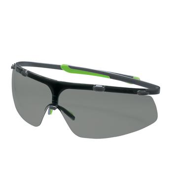 uvex Bügelbrille super g getönt anthrazit, lime