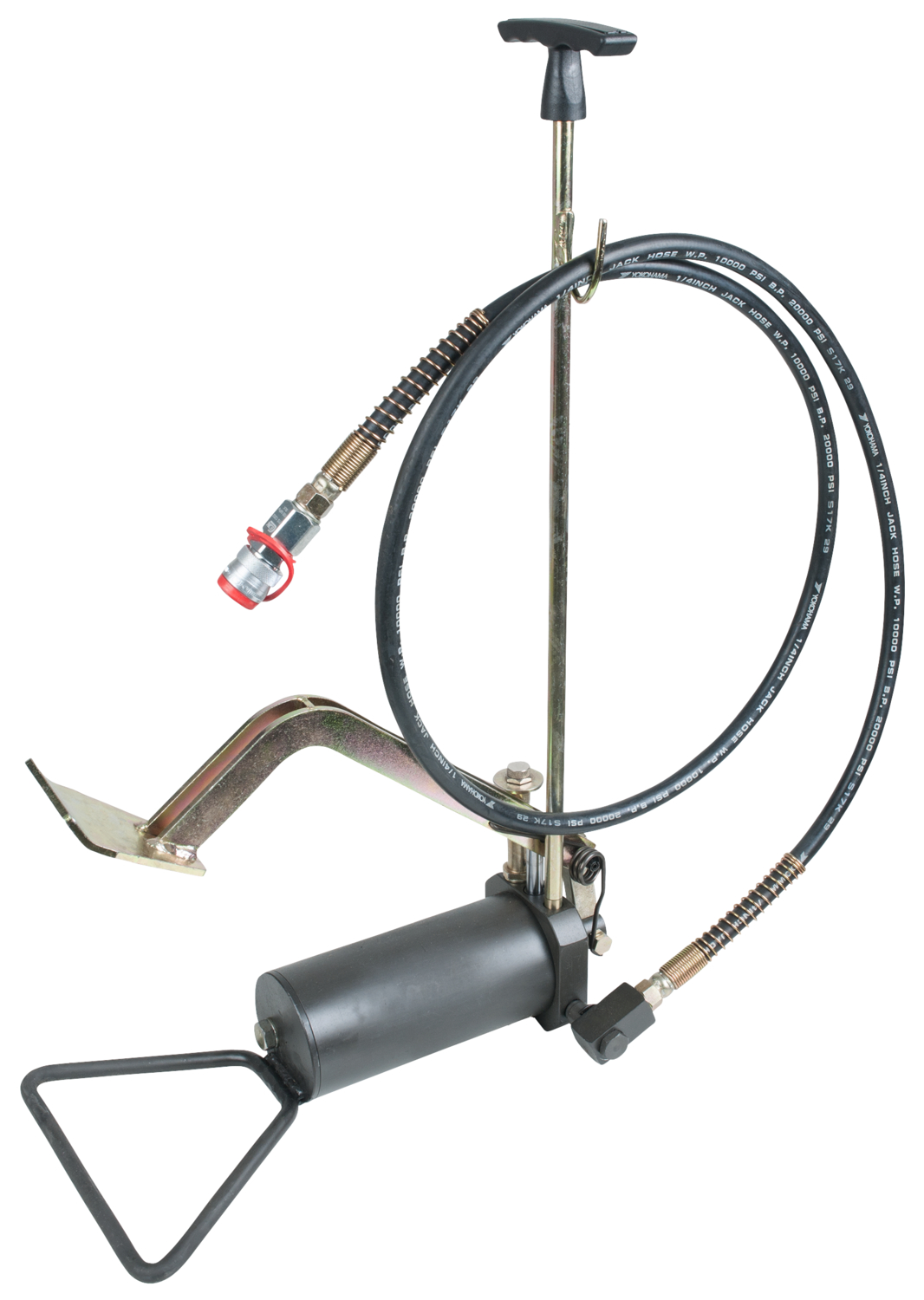 KS Tools Hydraulischer Fußpumpen-Satz, 4-tlg