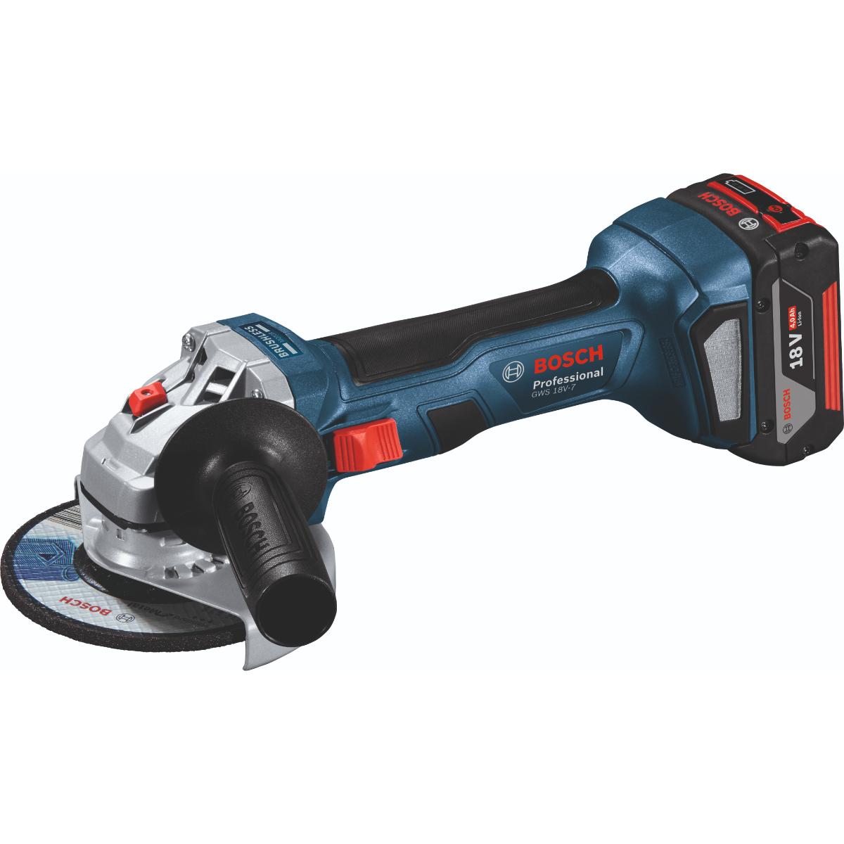 Bosch Combo Kit Set mit 3 18V-Werkzeugen: GSB 18V-45, GDX 18V-200, GWS 18V-7, 2x 5,0Ah