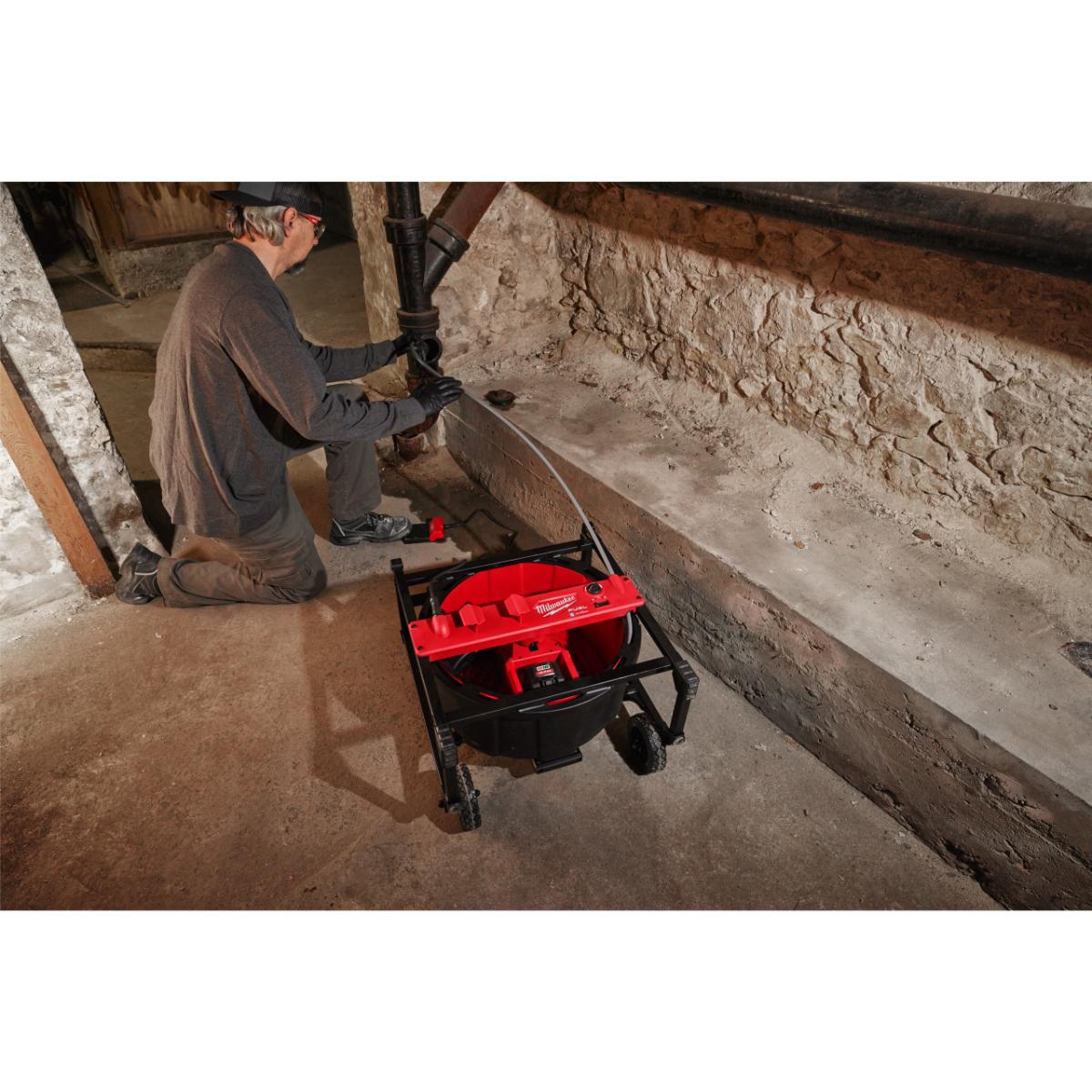 Milwaukee M18HSFSM-0 Hochgeschwindigkeitsrohrreiniger mit flexibler Welle