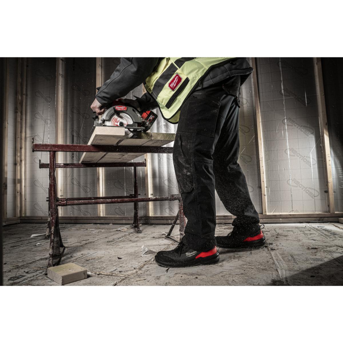Milwaukee FLEXTRED S1PS Sicherheits-Schnürstiefel schwarz