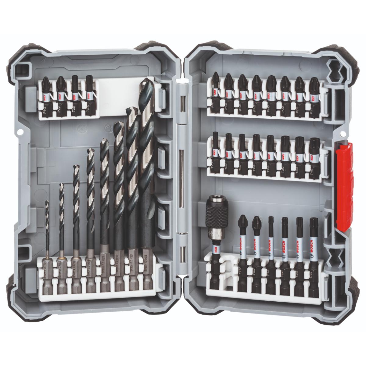 Bosch 35-tlg. Pick and Click Impact Control-/Metallbohr-Set