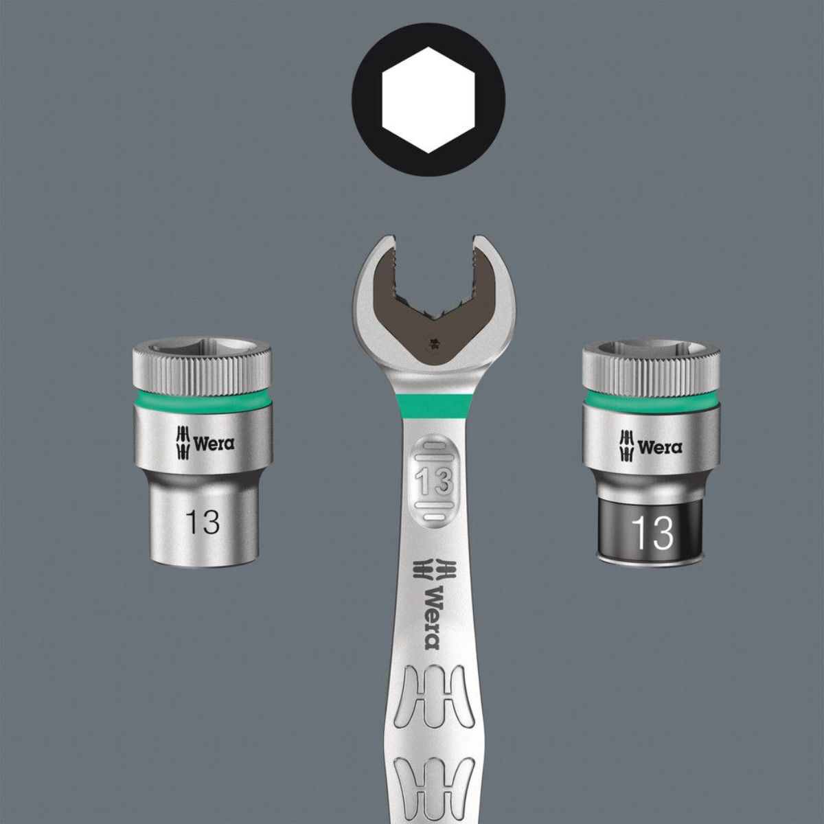 Wera 6003 Joker 22 Set 1 Ringmaulschlüssel-Satz, 22-teilig