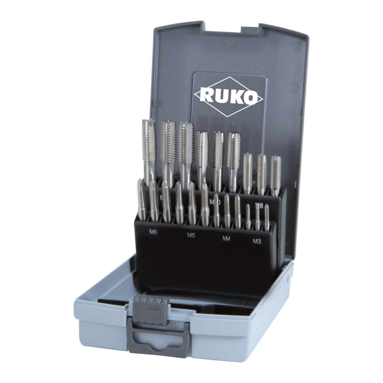 RUKO Handgewindebohrer-Satz HSS - 21-tlg.