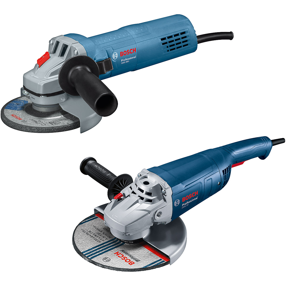 Bosch Winkelschleifer GWS 20-230 J + GWS 880