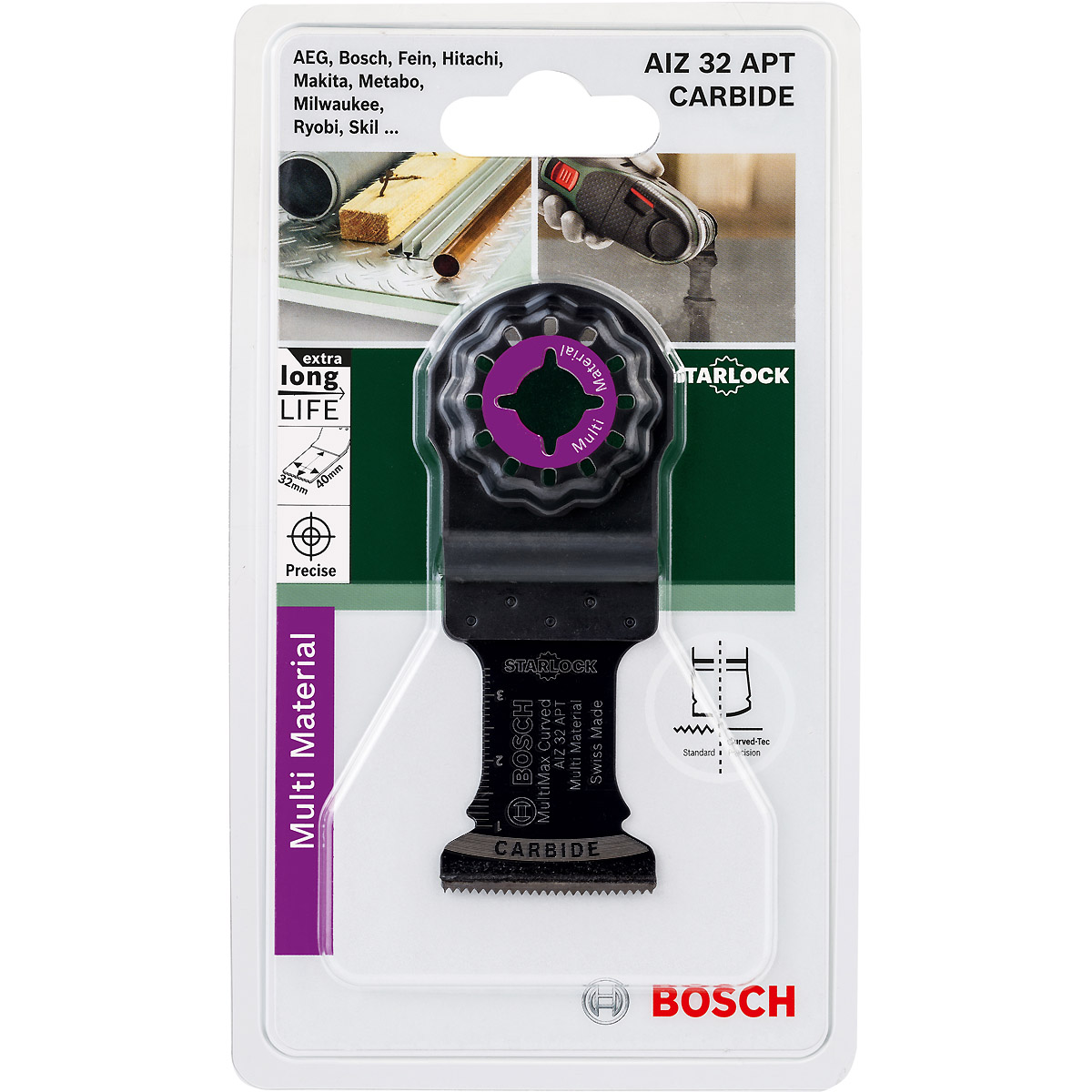 Bosch Starlock Präzisionsblatt AIZ 32 APT MultiMax, 32 mm