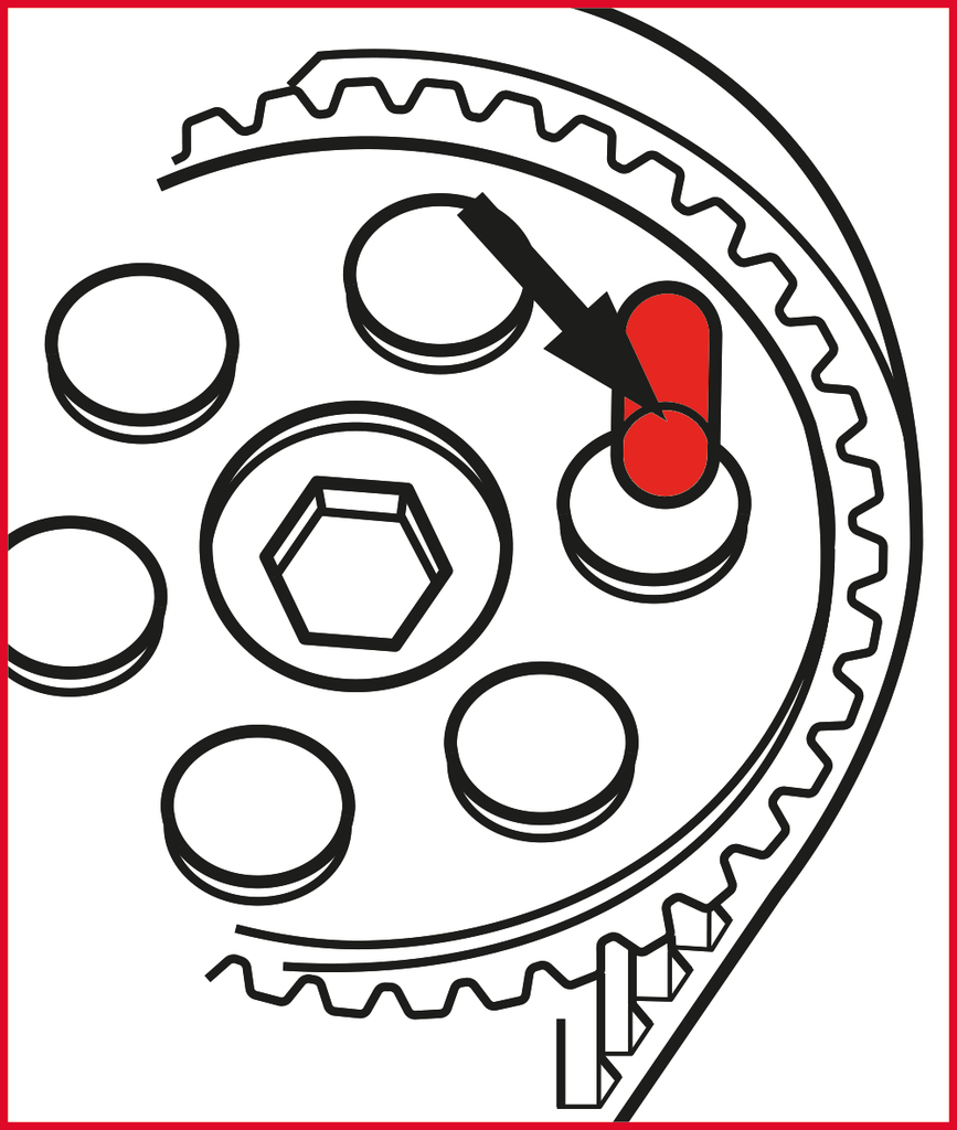 KS Tools Motoreinstell-Werkzeug-Satz für PSA, 12-tlg