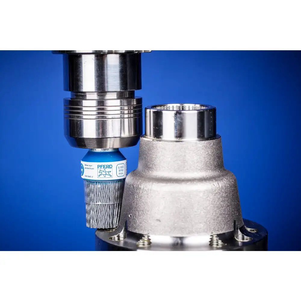 PFERD TOOLS COMPOSITE Pinselbürste PBUPR SiC-Filament Korn 120 stationär