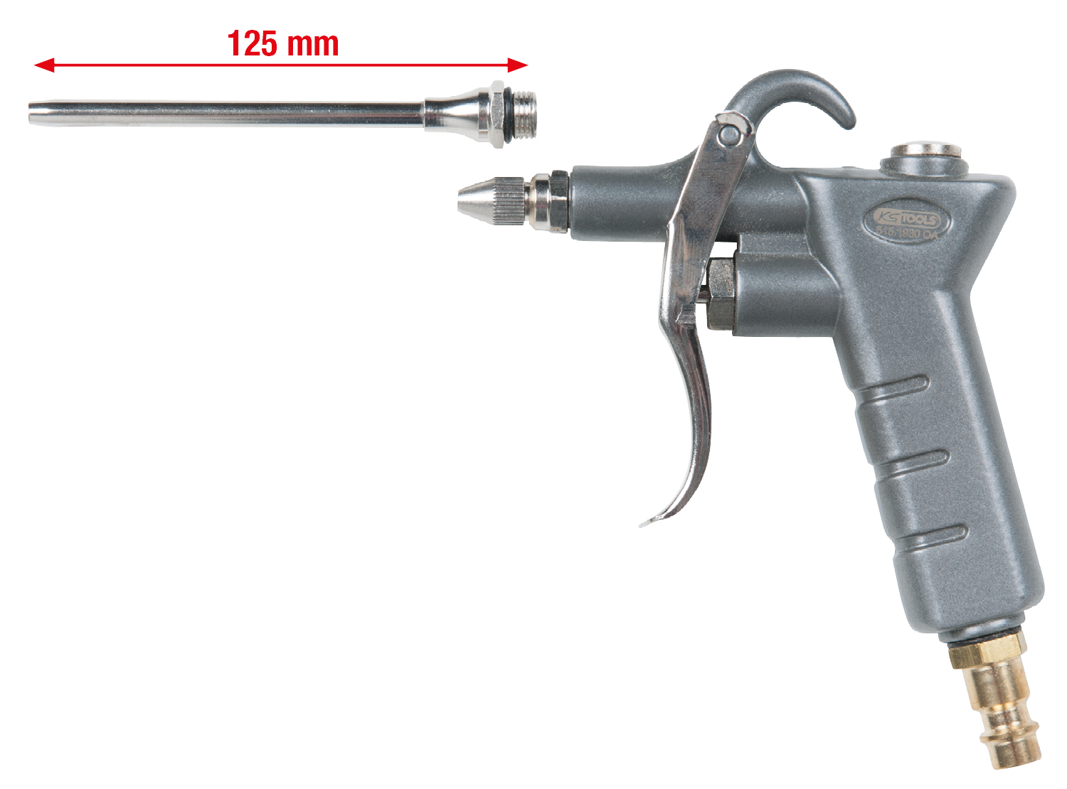 KS Tools Druckluft-Ausblaspistole mit Verlängerung