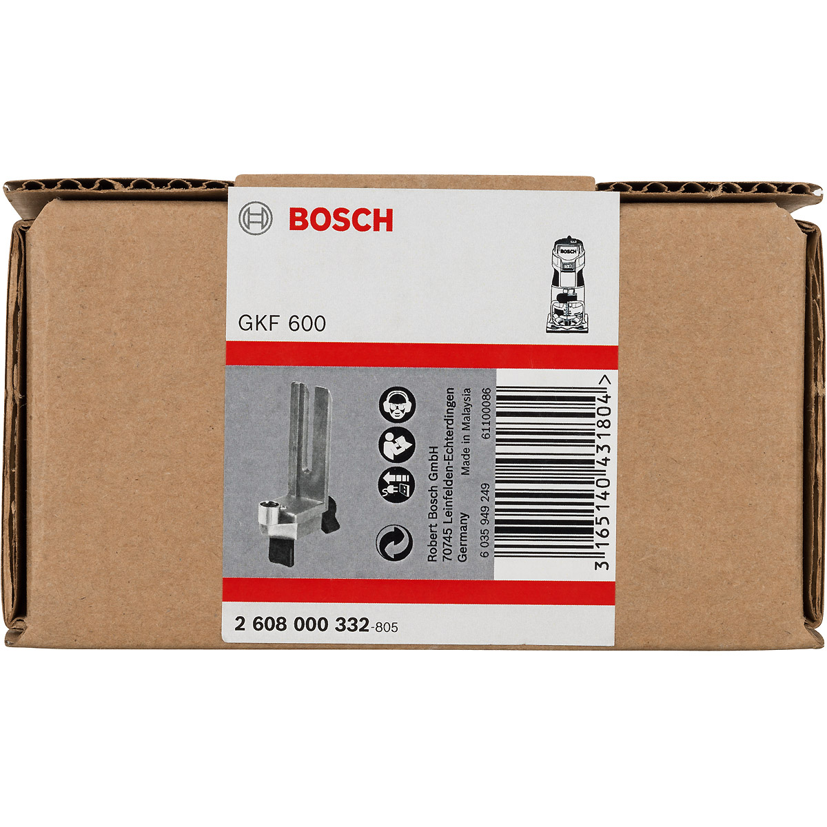 Bosch Führungshilfe für Bosch-Kantenfräse GKF 600 Professional
