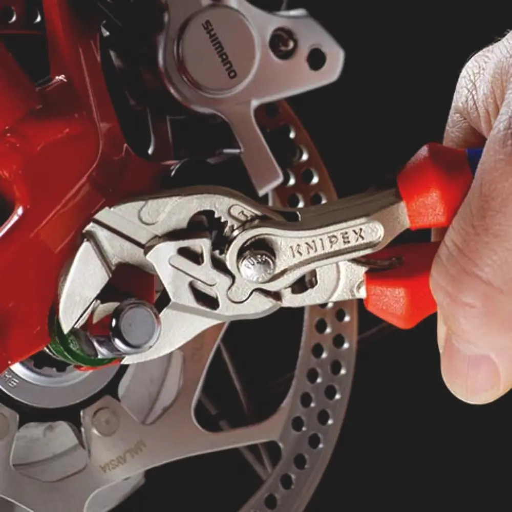 KNIPEX Zangenschlüssel Zange und Schraubenschlüssel in einem Werkzeug verchromt 150 mm