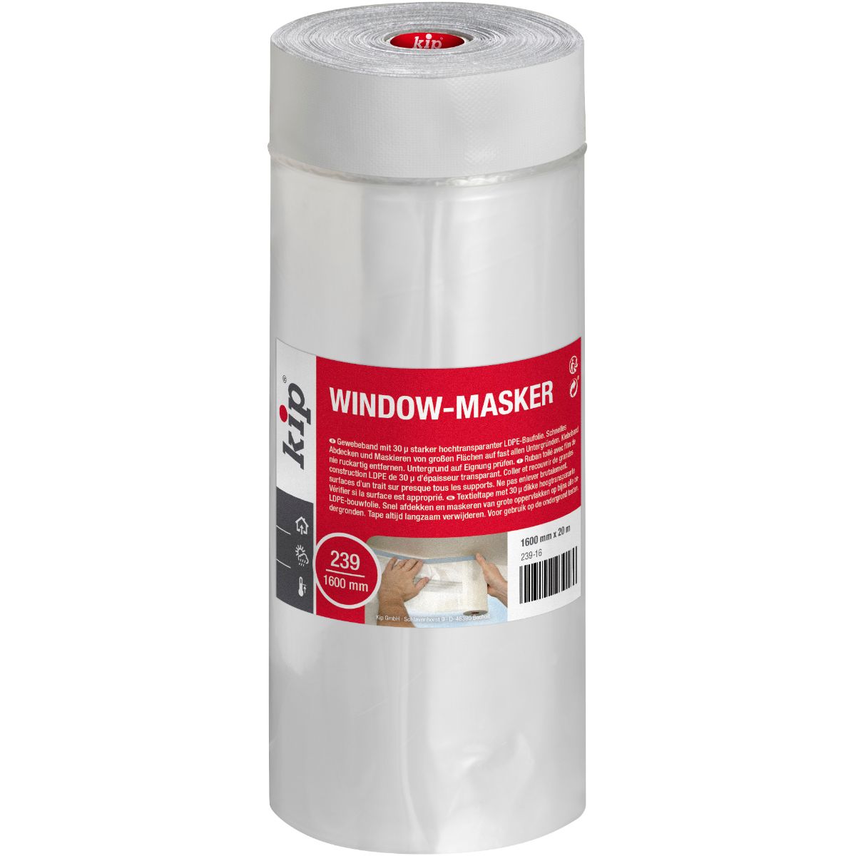 Kip 239 Window-Masker 1600mm x 20m