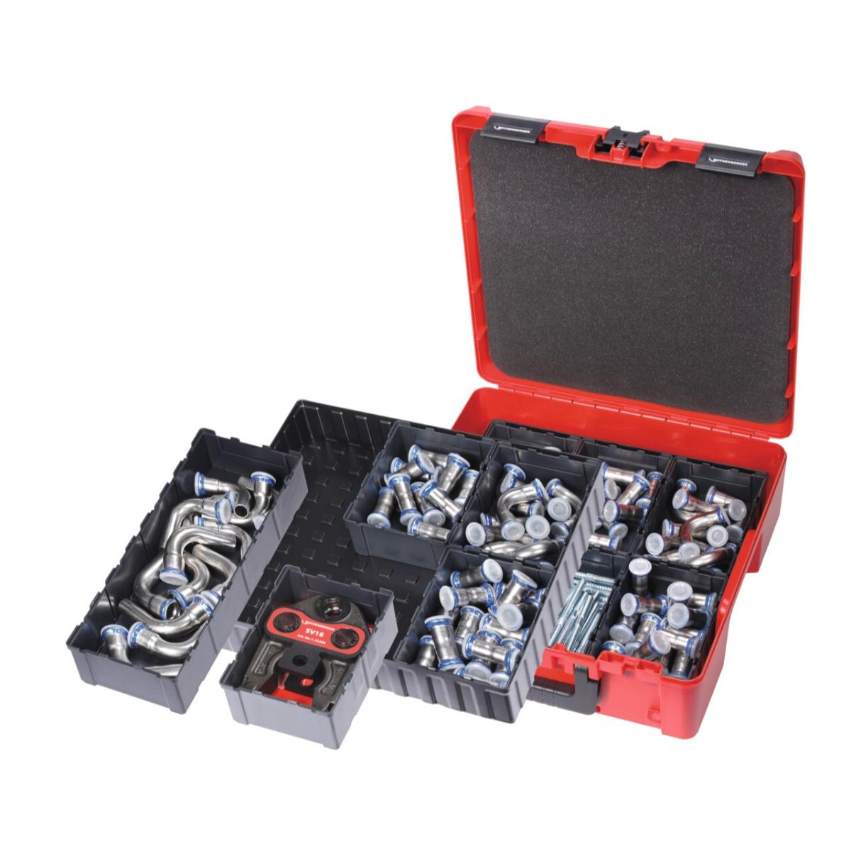 ROTHENBERGER Werkzeugkoffer ROCASE 4414 mit 2 Trays für ROBOX