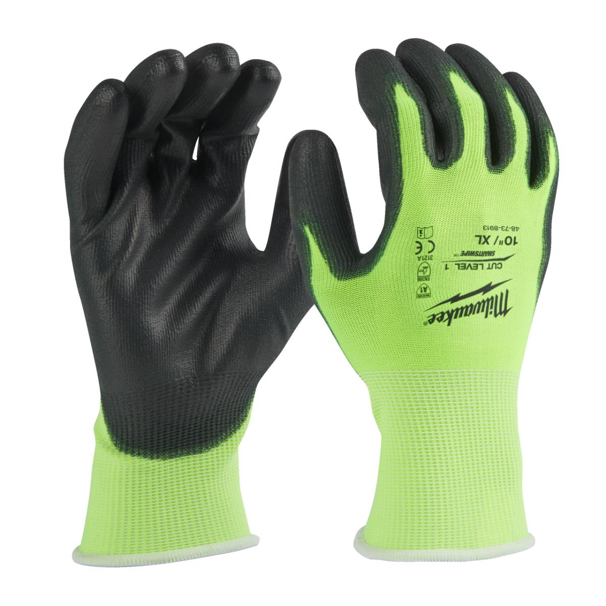 Milwaukee - SCHNITTSCHUTZHANDS. 1/A 10/XL HI-VIS - 4932479919