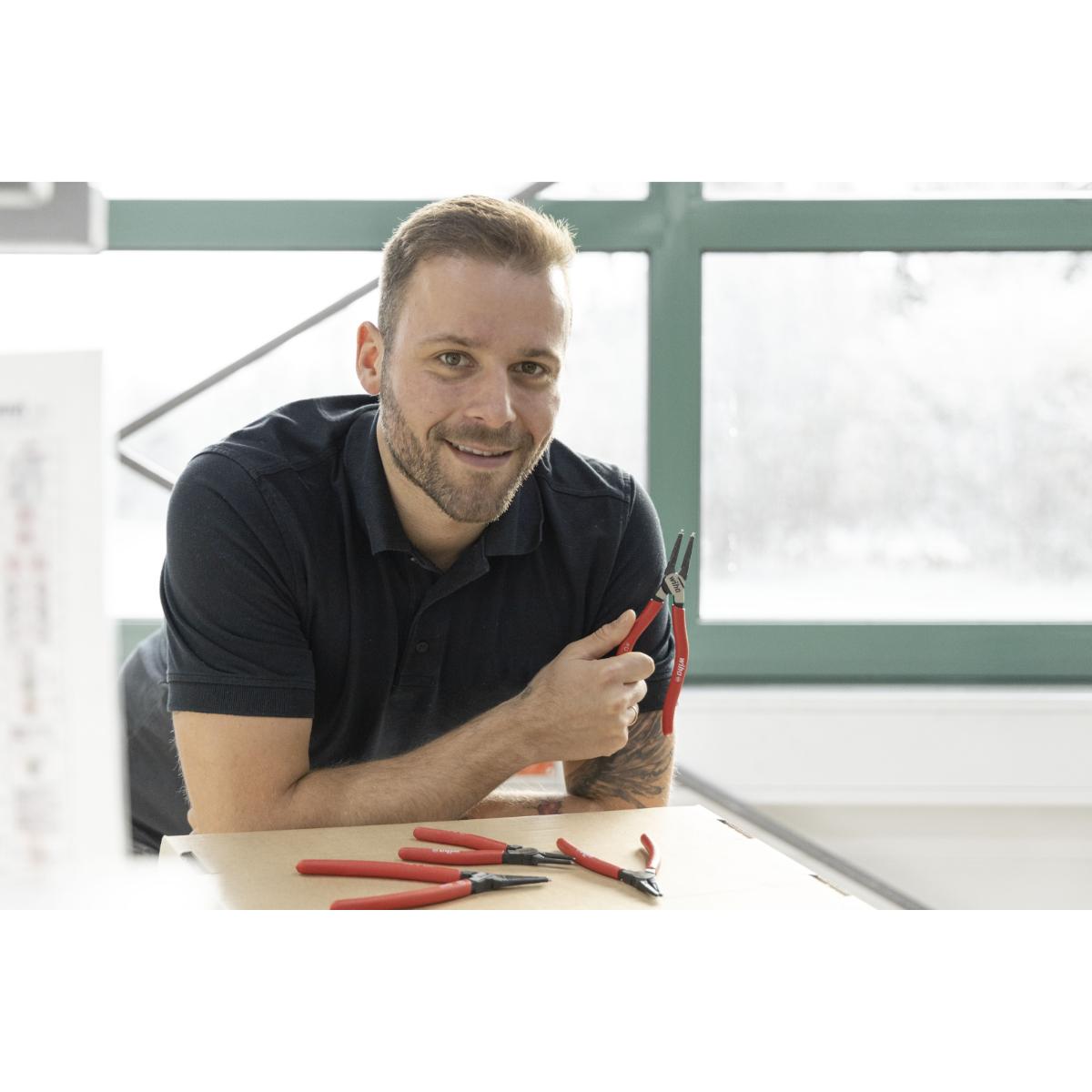 Wiha Zangen Set Classic mit MagicTips Sicherungsringzangen 4-teiliges Set
