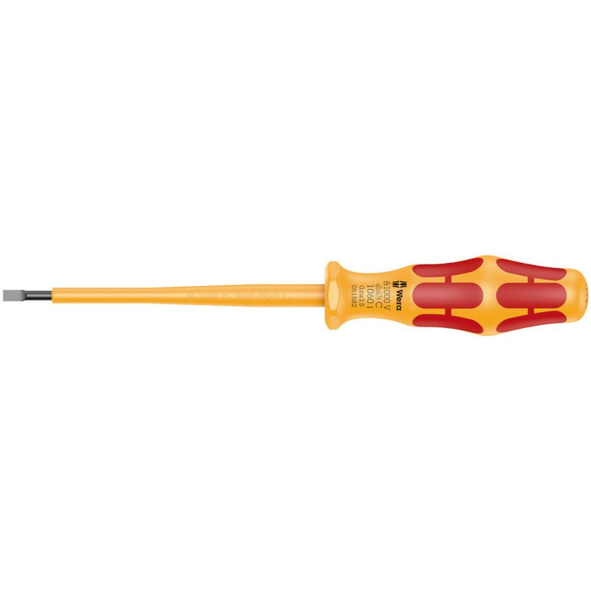 Wera 1060 i VDE-isolierter Kraftform Schlitz-Schraubendreher
