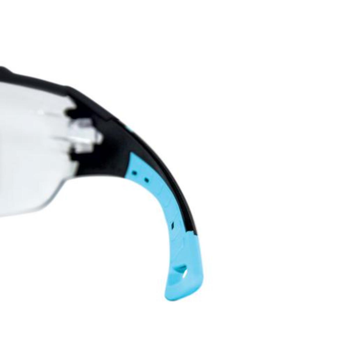 uvex Bügelbrille pheos cx2 schwarz, hellblau