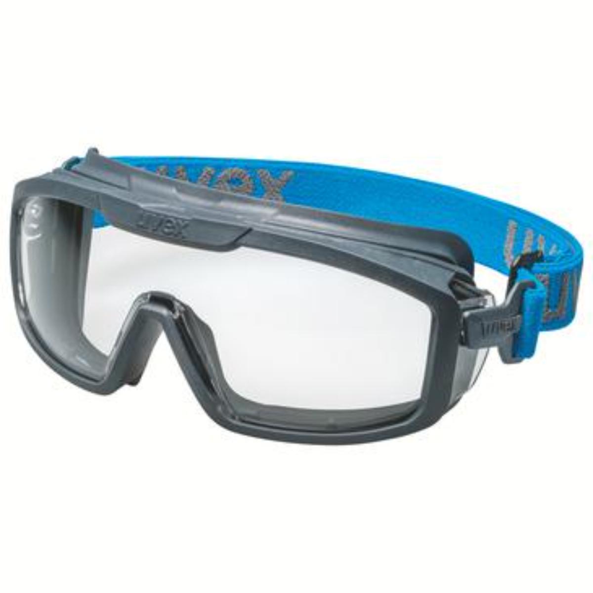 uvex Vollsichtbrille i-guard+ grau, blau, anthrazit