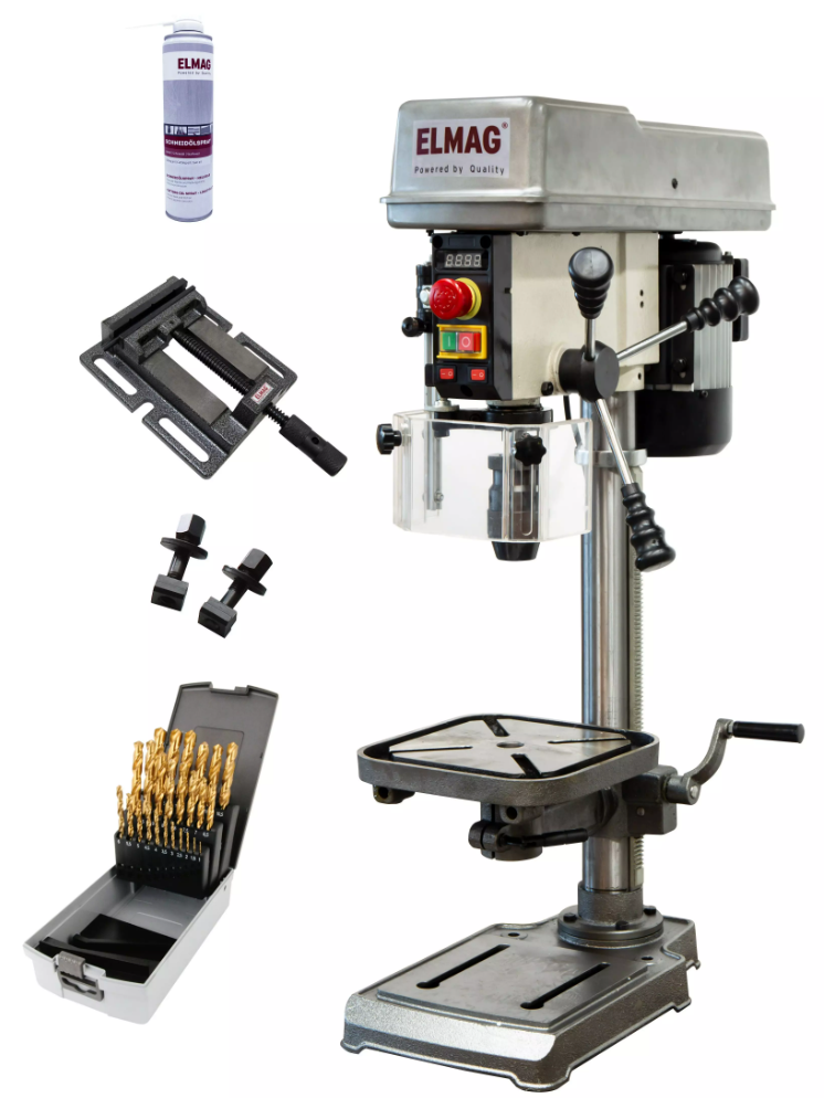 ELMAG Keilriemen-Tischbohrmaschine KBM 16 T VARIO SET-Aktion