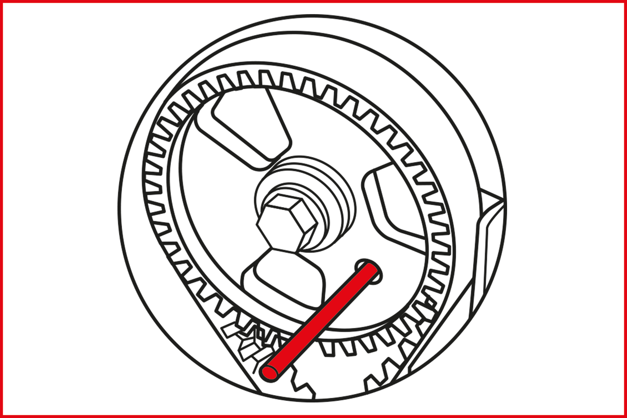 KS Tools Motoreinstell-Werkzeug-Satz für Ford - Land Rover - PSA - Volvo, 6-tlg