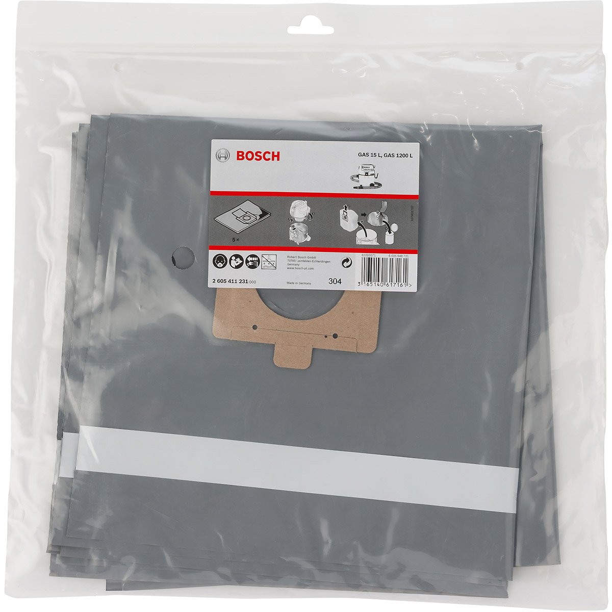 Bosch Entsorgungssack für GAS 20 L SFC, GAS 1200 L Professional