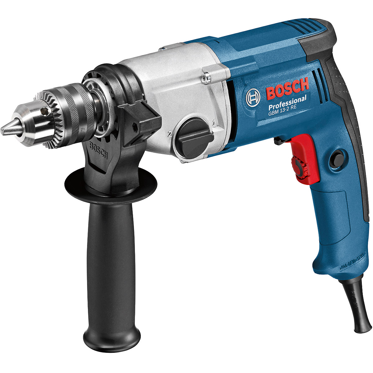 Bosch Bohrmaschine GBM 13-2 RE, mit Zahnkranzbohrfutter 1,5 - 13 mm