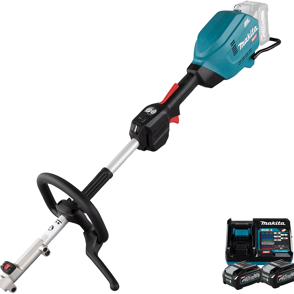 Makita Akku-Multifunktionsantrieb UX01GZ01 + Power Source-Kit 191L77-9 (inkl. Schnellladegerät DC40R