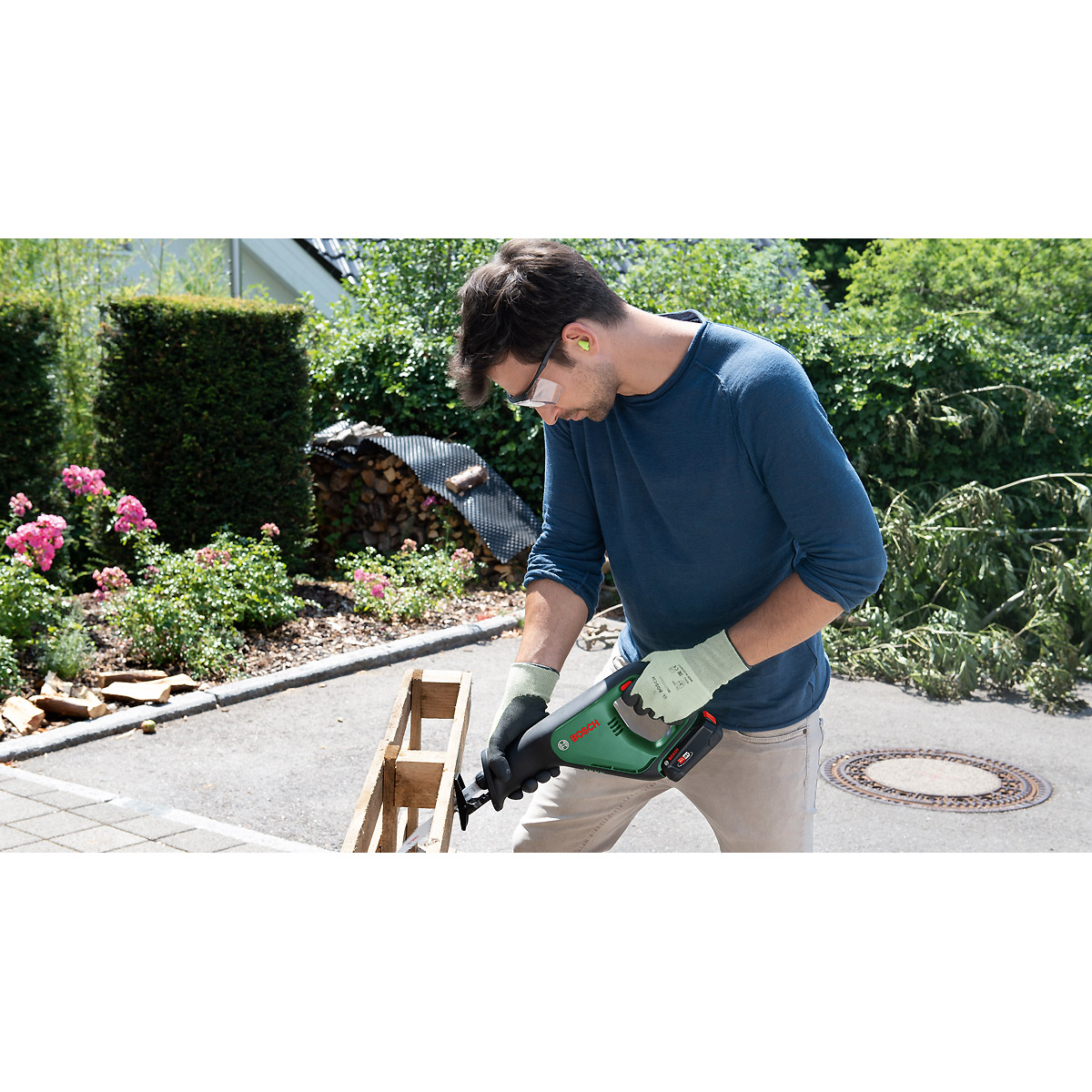 Bosch Akku-Säbelsäge AdvancedRecip 18 mit 1x Sägeblatt