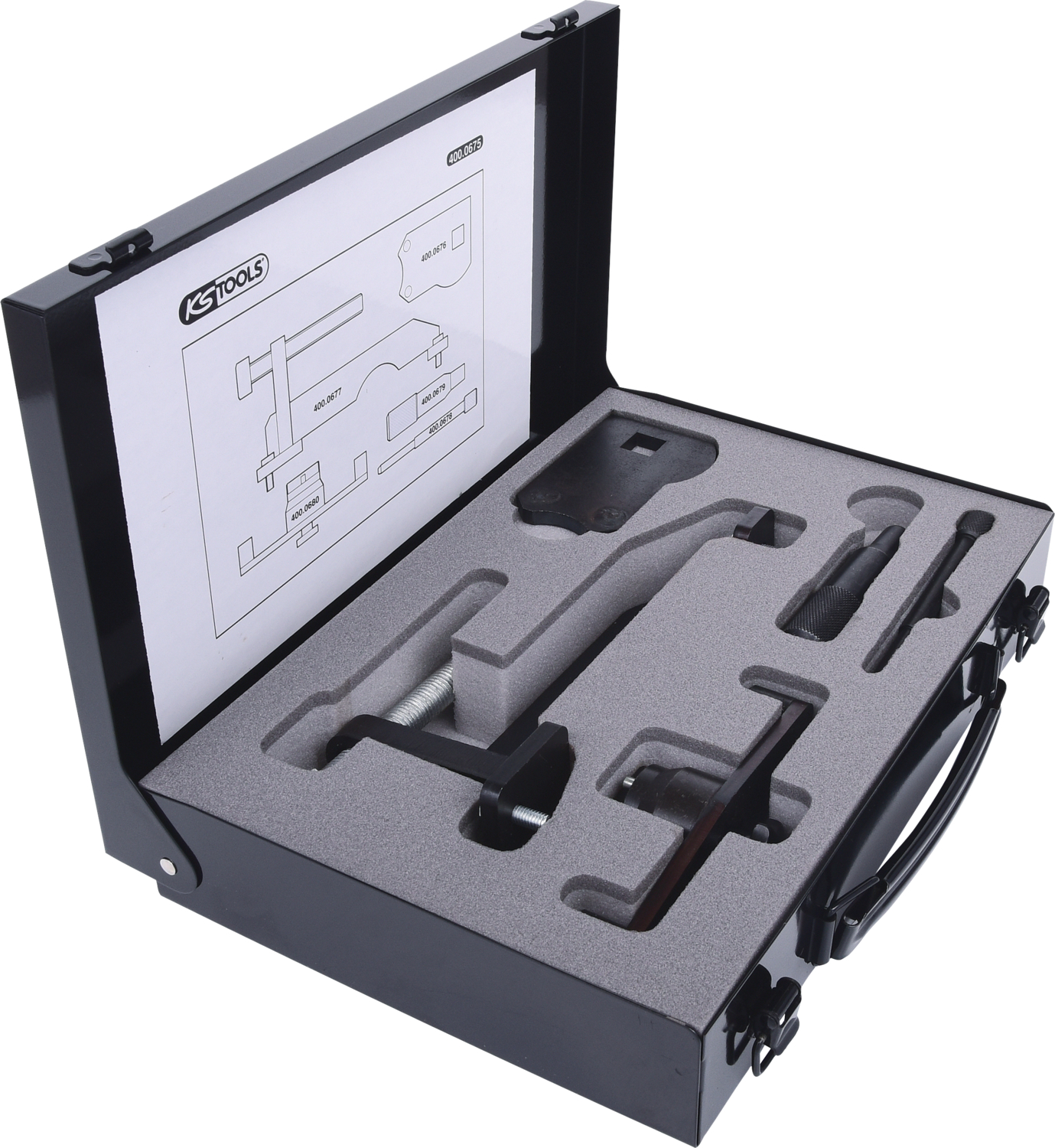KS Tools Motoreinstell-Werkzeug-Satz für GM - Opel - Saab, 5-tlg