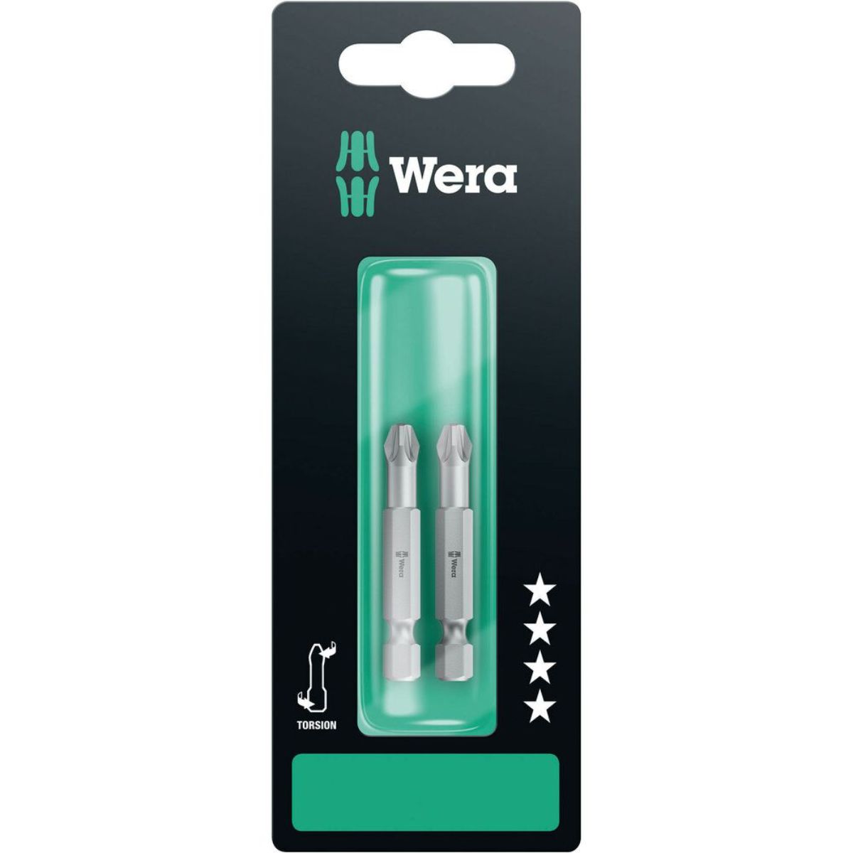 Wera 855/4 TZ SB Bits, PZ 3 x 50 mm, 2-teilig