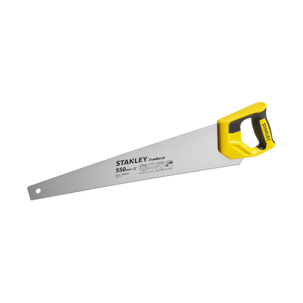 STANLEY Tradecut Holzsäge 22 Zoll / 550 mm 11 TPI