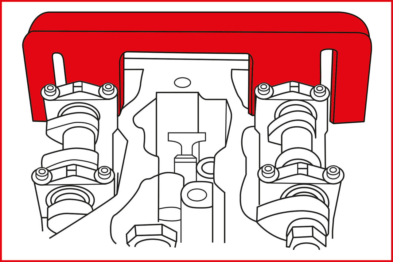 KS Tools Motoreinstell-Werkzeug-Satz für BMW, 13-tlg