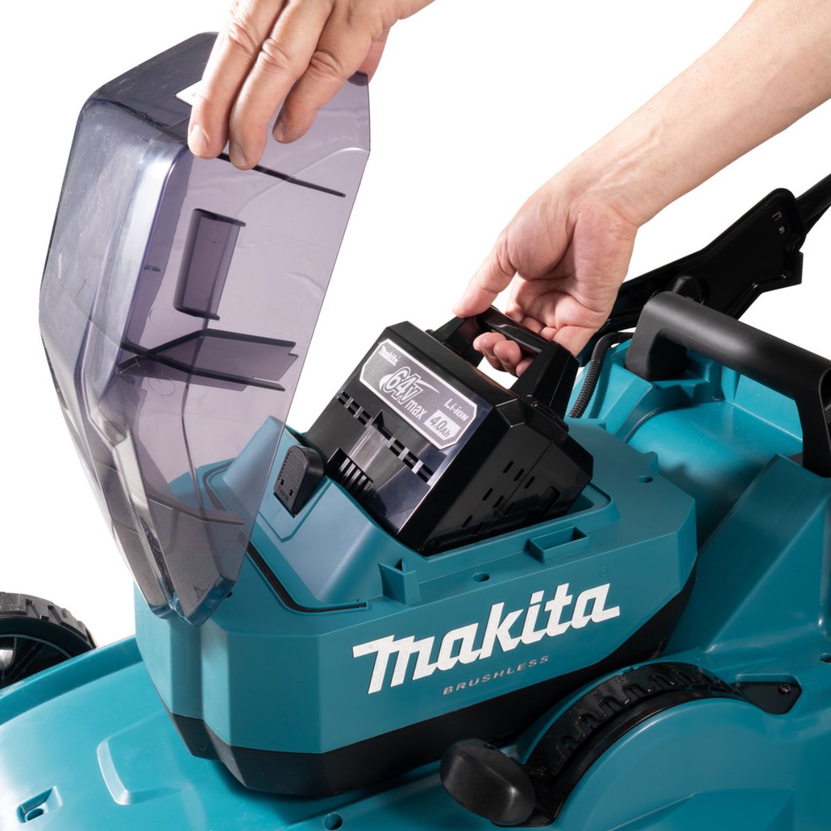 Makita Akku-Rasenmäher 64V max. / 4,0 Ah, 1 Akku + Ladegerät LM001JM101