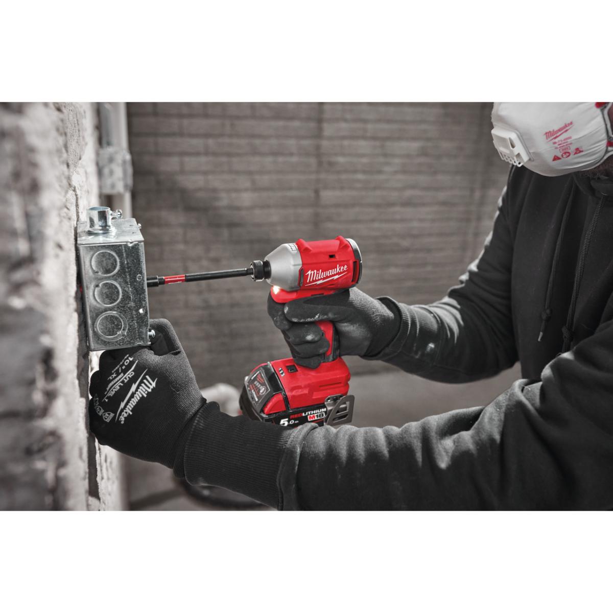 Milwaukee M18 bürstenloser Akku - Schlagschrauber 1/4", M18BLIDR - 502X, M18BLIDR - 502X