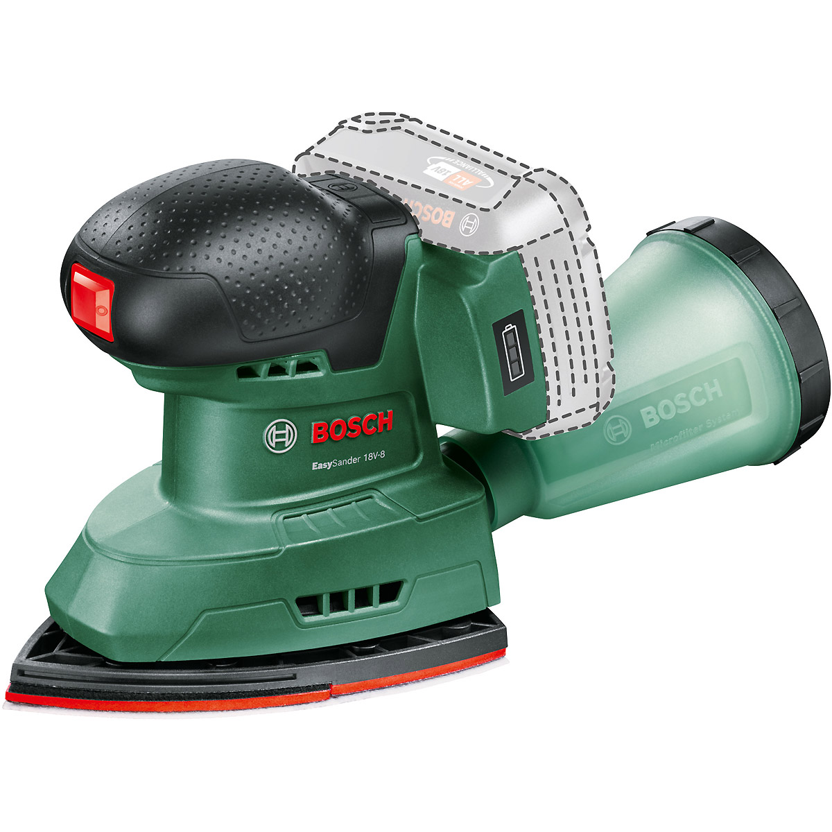 Bosch Akku-Multischleifer UniversalSander 18V-10