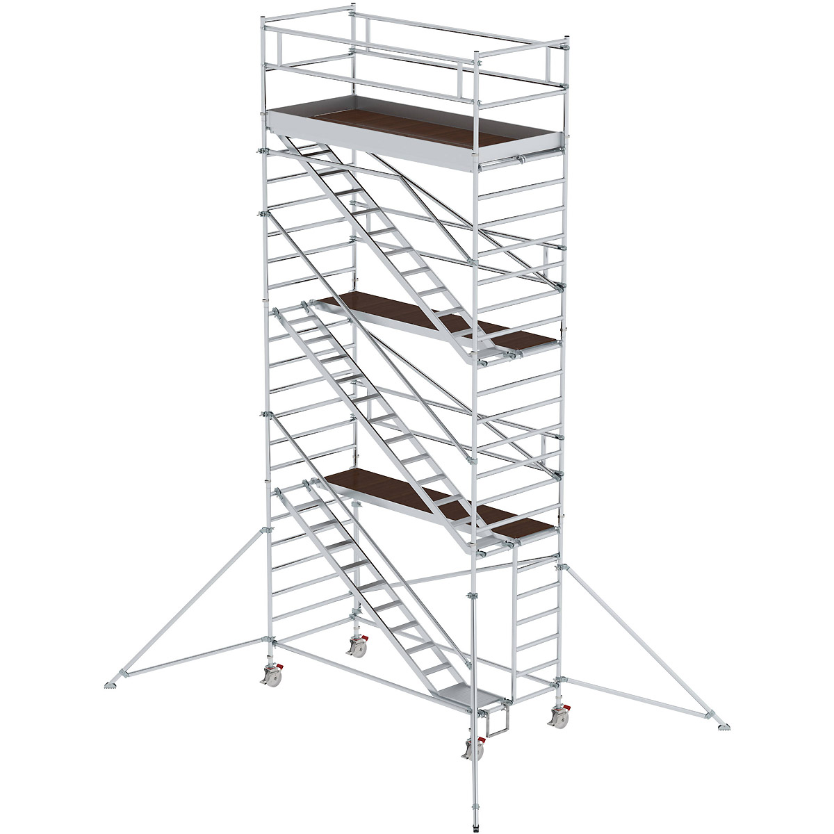 Munk Rollgerüst 1,35 x 3,0 m mit Schrägaufstiegen & Ausleger
