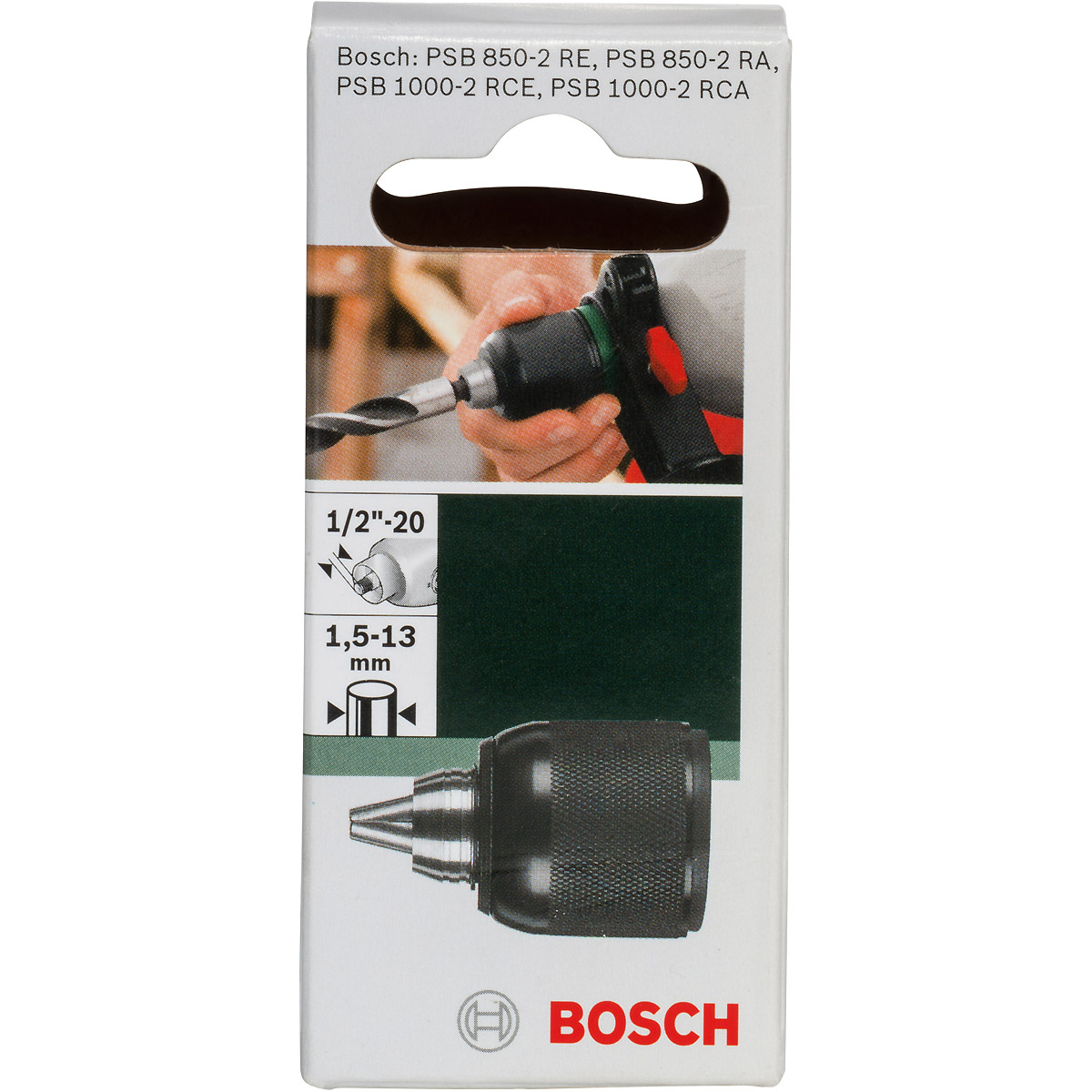 Bosch Schnellspannbohrfutter, 1,5 bis 13 mm, passend zu PSB 850