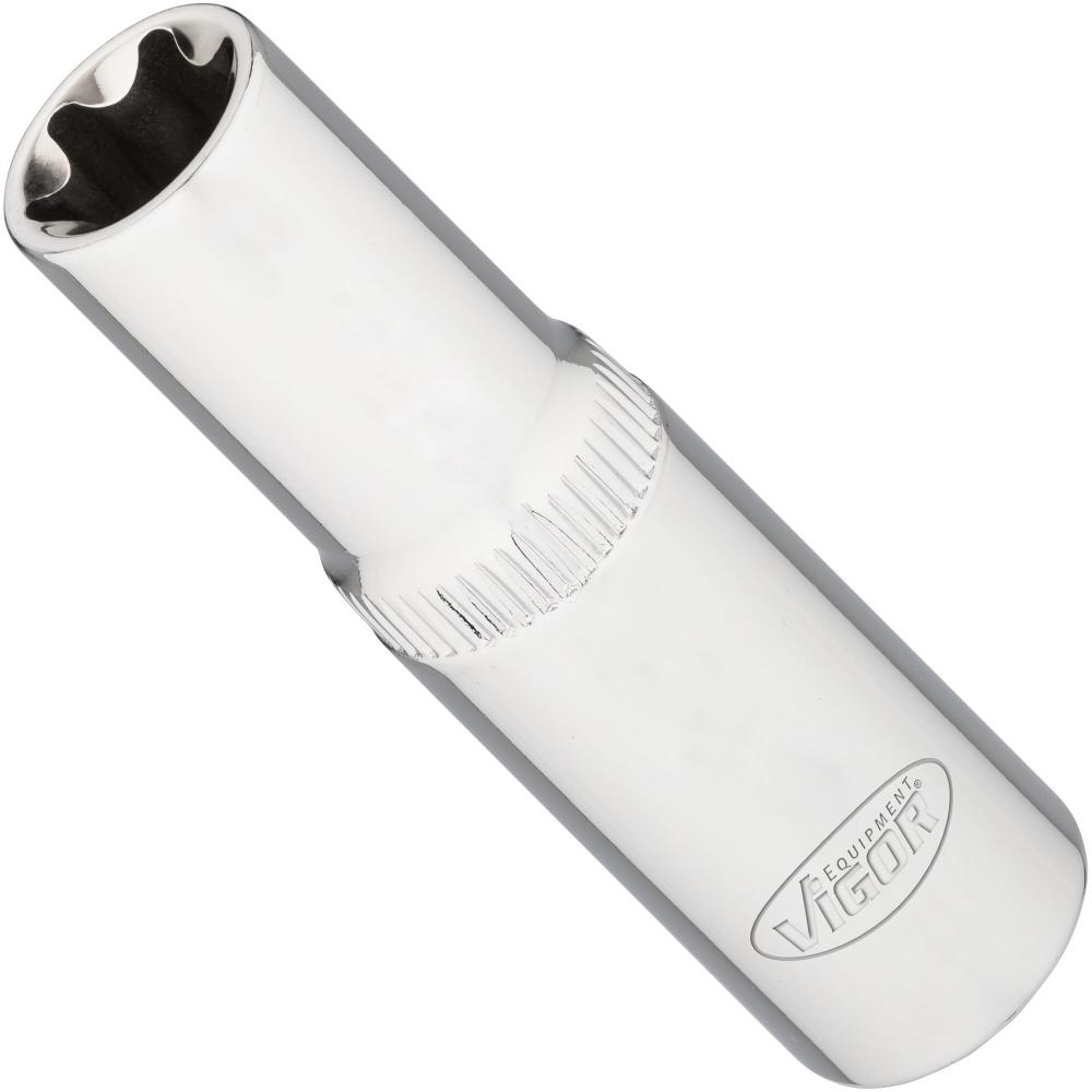 VIGOR T Steckschlüsseleinsatz - lang - 3/8 Zoll (10 mm) Vierkant