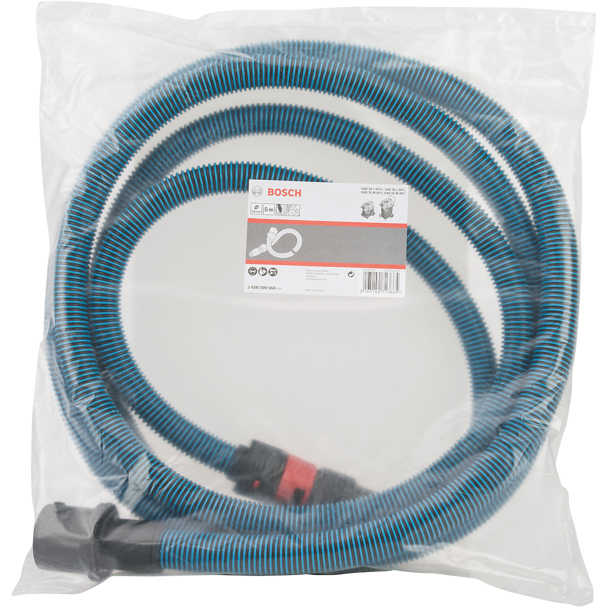 Bosch Schlauch, antistatisch mit Bajonettverschluss, 5 m, 22 mm