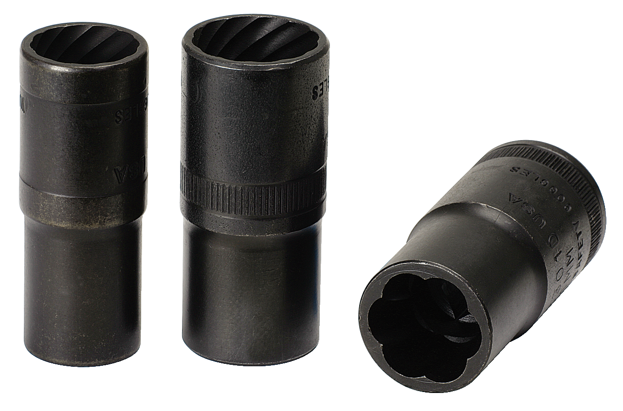 KS Tools 1/2" Spiral-Profil-Kraft-Stecknuss-Satz, 3-tlg,17-21mm