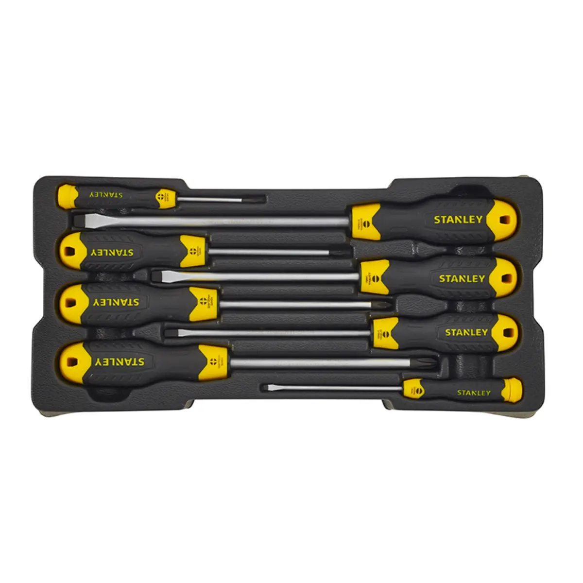 STANLEY Modul Schraubendreher Cushiongrip Set, 8-tlg.